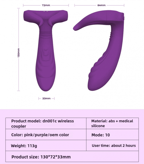 Bull Horn Remote Control Vibrator - Image 3