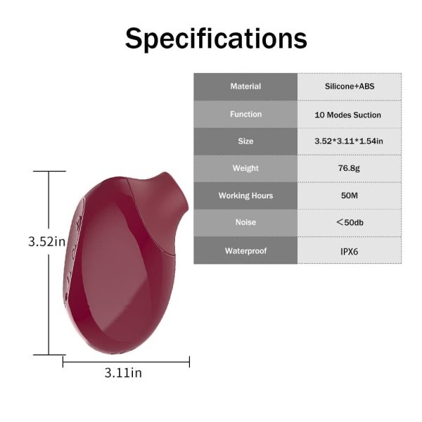 Female Suction Vibrator – Clitoral Stimulator & Vibrating Dildo, Adult Sex Toy for Women, Powerful Suction & Vibration for Intense Pleasure - Image 2